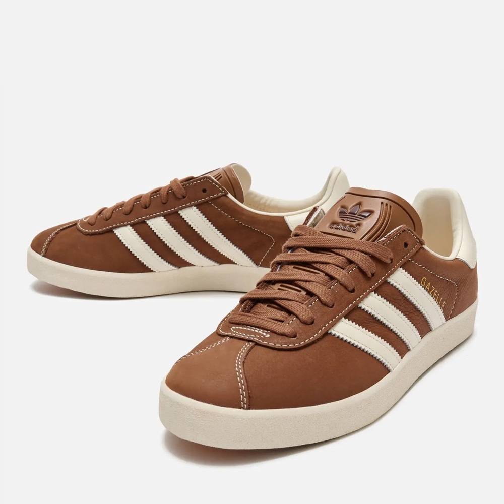 Men’s Brown Adidas Gazelle 85- size 9